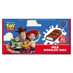 Barritas de chocolate con leche rellenas Disney 100 g
