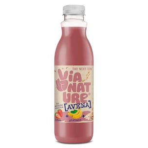 Bebida de zumo de fresa y plátano con avena Vía Nature 750 ml