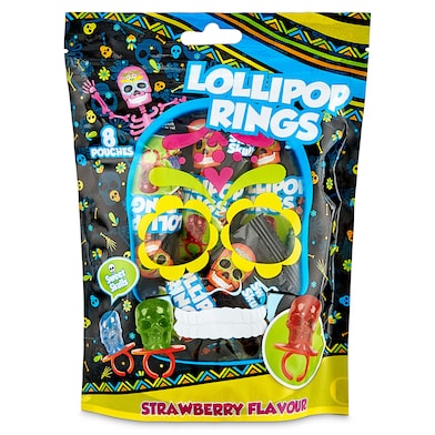 Caramelos anillo calavera sabor fresa Sweet skulls 96 g-0 Caramelos anillo calavera sabor fresa Sweet skulls 96 g-0