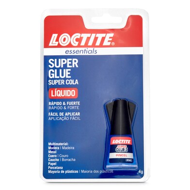 Pegamento super glue-3 con pincel Loctite blister 1 unidad-0
