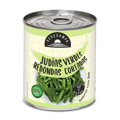 Judías verdes troceadas Vegecampo de Dia lata 455 g-0 Judías verdes troceadas Vegecampo de Dia lata 455 g-0