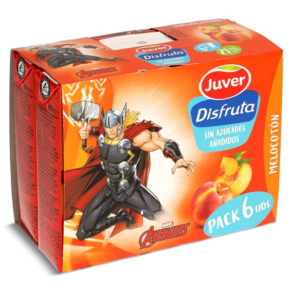 Néctar Melocotón sin Azúcar Disfruta Pack 6x200 Ml.
