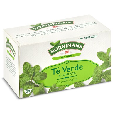 Té verde a la menta Hornimans caja 20 unidades-0