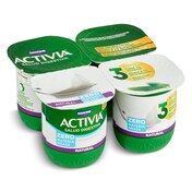 Bífidus natural desnatado Activia pack 4 x 120 g