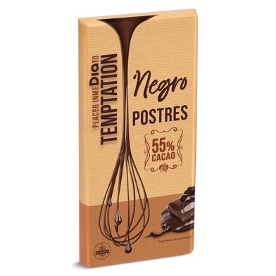 Chocolate negro para postres Temptation de Dia 200 g-0