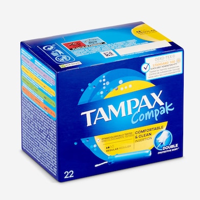 Tampón regular Tampax caja 22 unidades-0