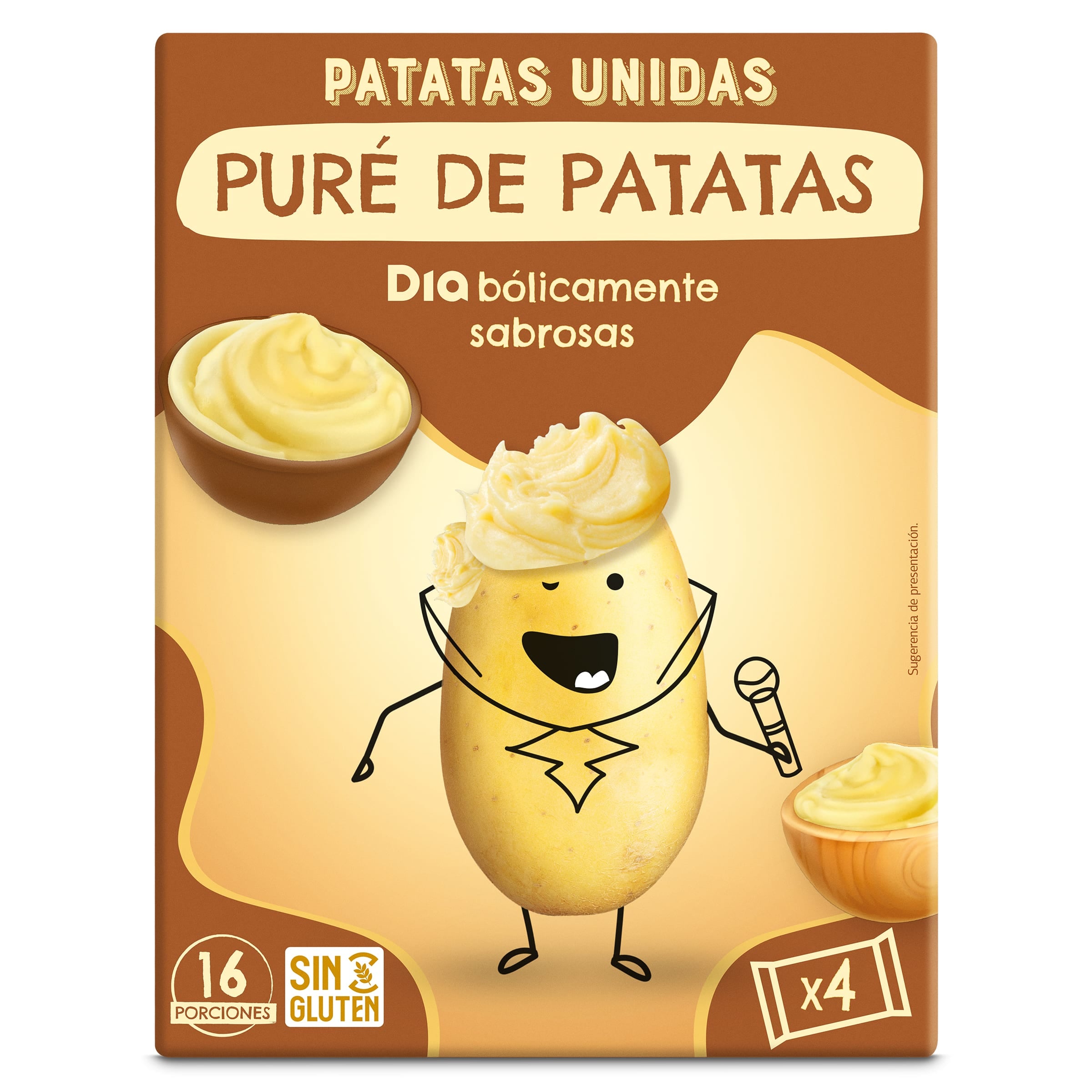 Puré de patatas Dia Patatas Unidas 500 g