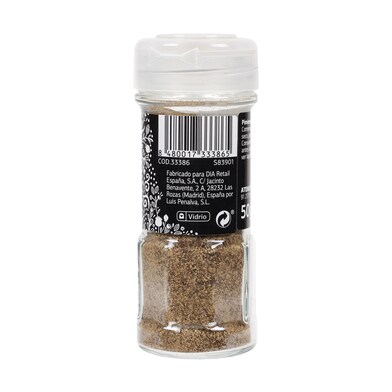 Pimienta negra molida Vegecampo de Dia frasco 50 g-1
