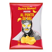 Patatas fritas lisas al punto de sal Snack Maniac bolsa 200 g