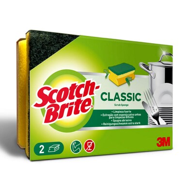 Estropajo salvauñas classic Scotch brite bolsa 2 unidades-0