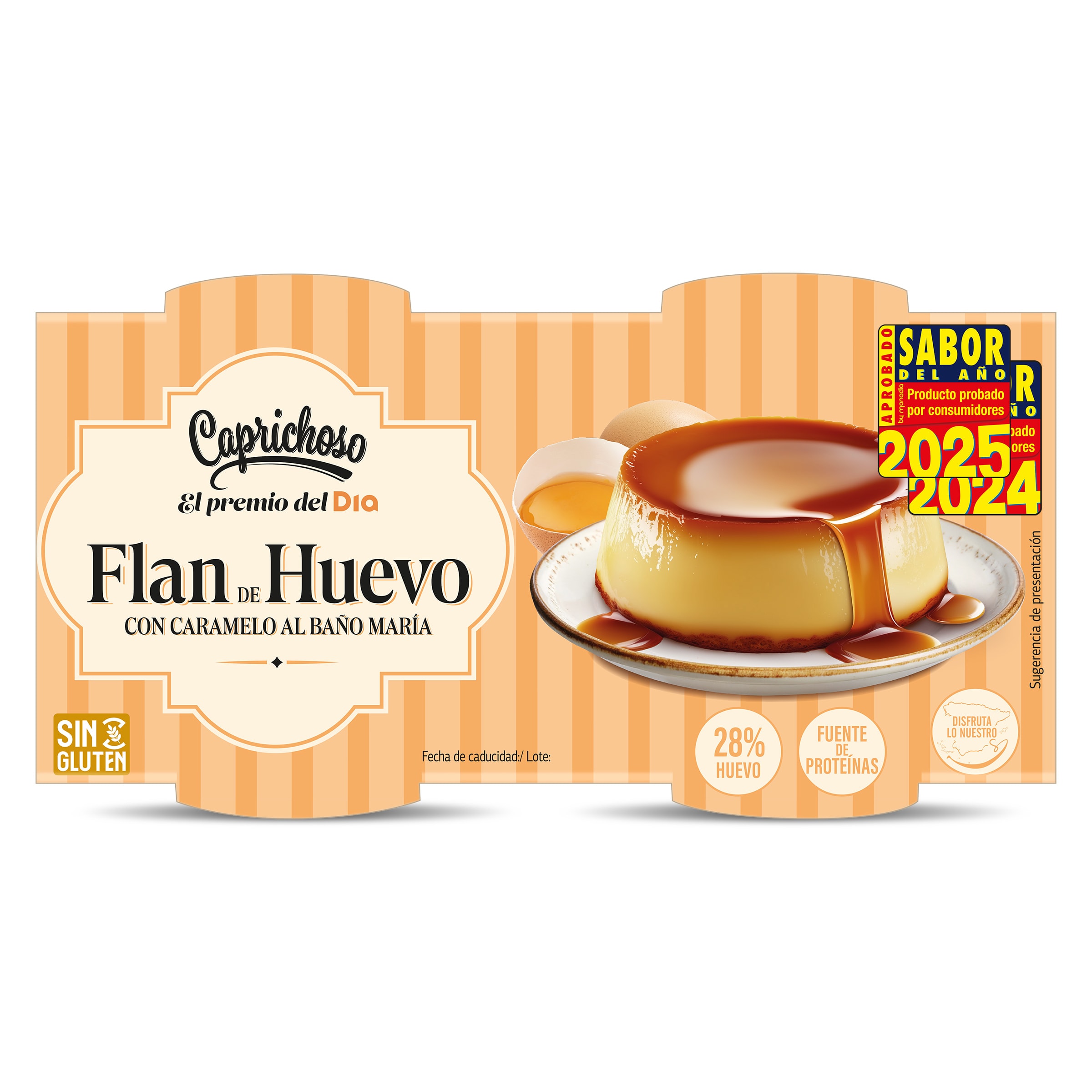 Flan de huevo Dia Caprichoso 4 x 100 g
