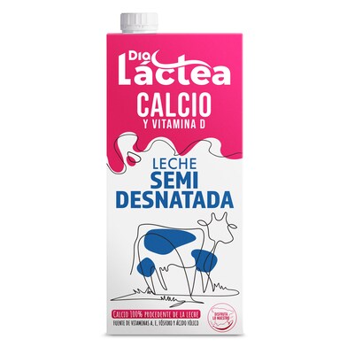 Leche semidesnatada calcio Dia Láctea brik 1 l-1 Leche semidesnatada calcio Dia Láctea brik 1 l-1
