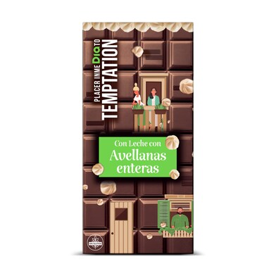 Chocolate con leche y avellanas enteras Temptation de Dia 200 g-1 Chocolate con leche y avellanas enteras Temptation de Dia 200 g-1