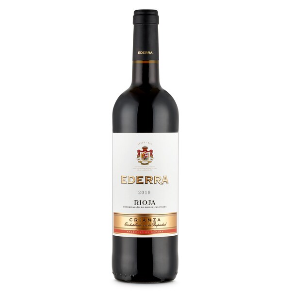 Vino Tinto Crianza D.O. Rioja Ederra Botella 75 Cl.