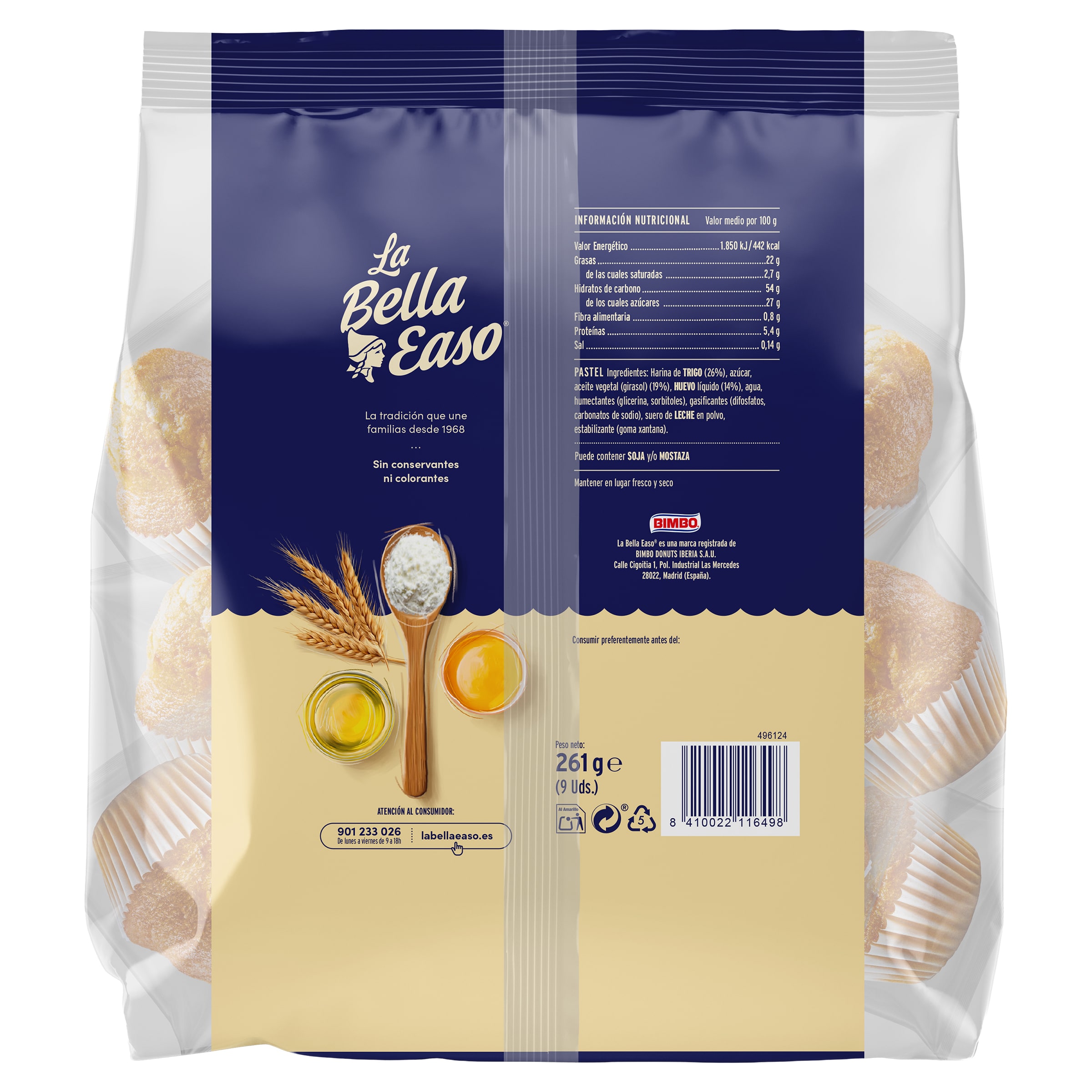 Magdalenas La bella easo 261 g