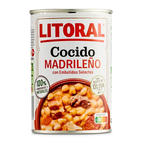 Cocido Madrileño Litoral Lata 425 Gr.