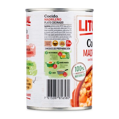 Cocido madrileño LITORAL LATA 425 GR-1 Cocido madrileño LITORAL LATA 425 GR-1