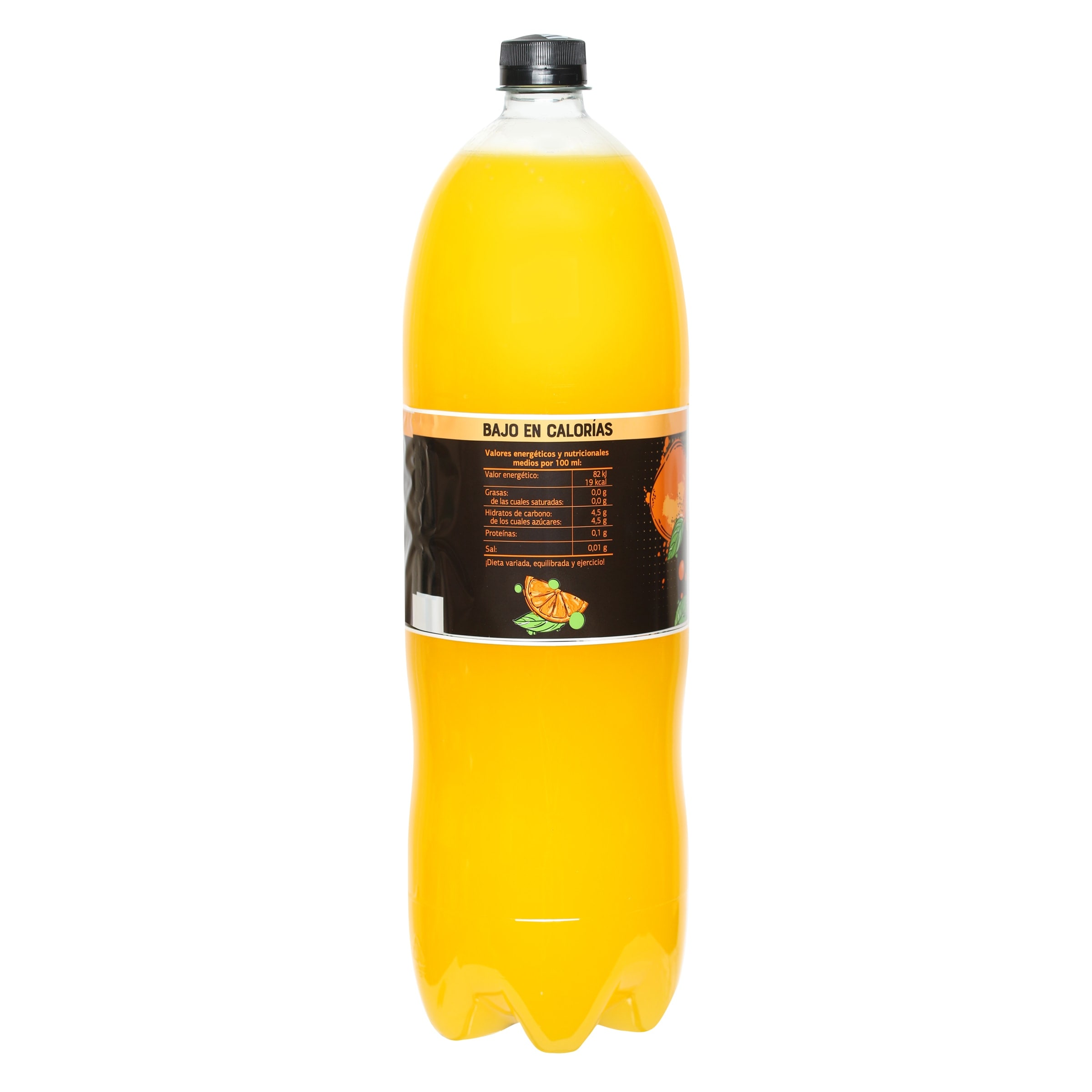 Refresco de naranja Dia Upss botella 2 L