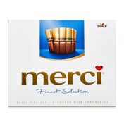 Bombones surtidos con leche Merci caja 250 g