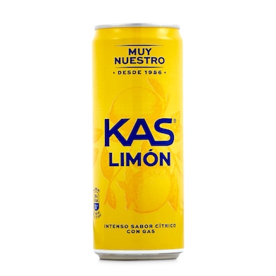 Refresco de limón Kas lata 33 cl-0