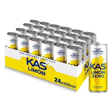 Refresco de limón Kas pack 24 x 33 cl-0