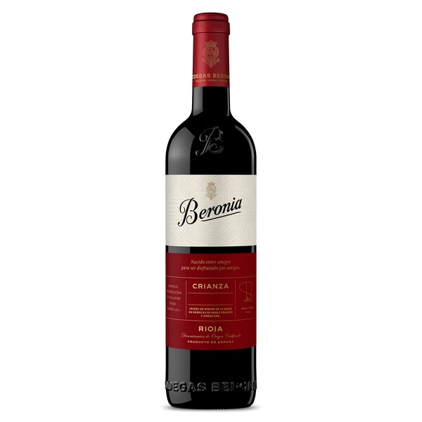 Vino Tinto Crianza DO Rioja Beronia Botella 75 Cl.