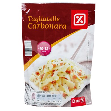 Tagliatelle carbonara Dia sobre 145 g-0 Tagliatelle carbonara Dia sobre 145 g-0
