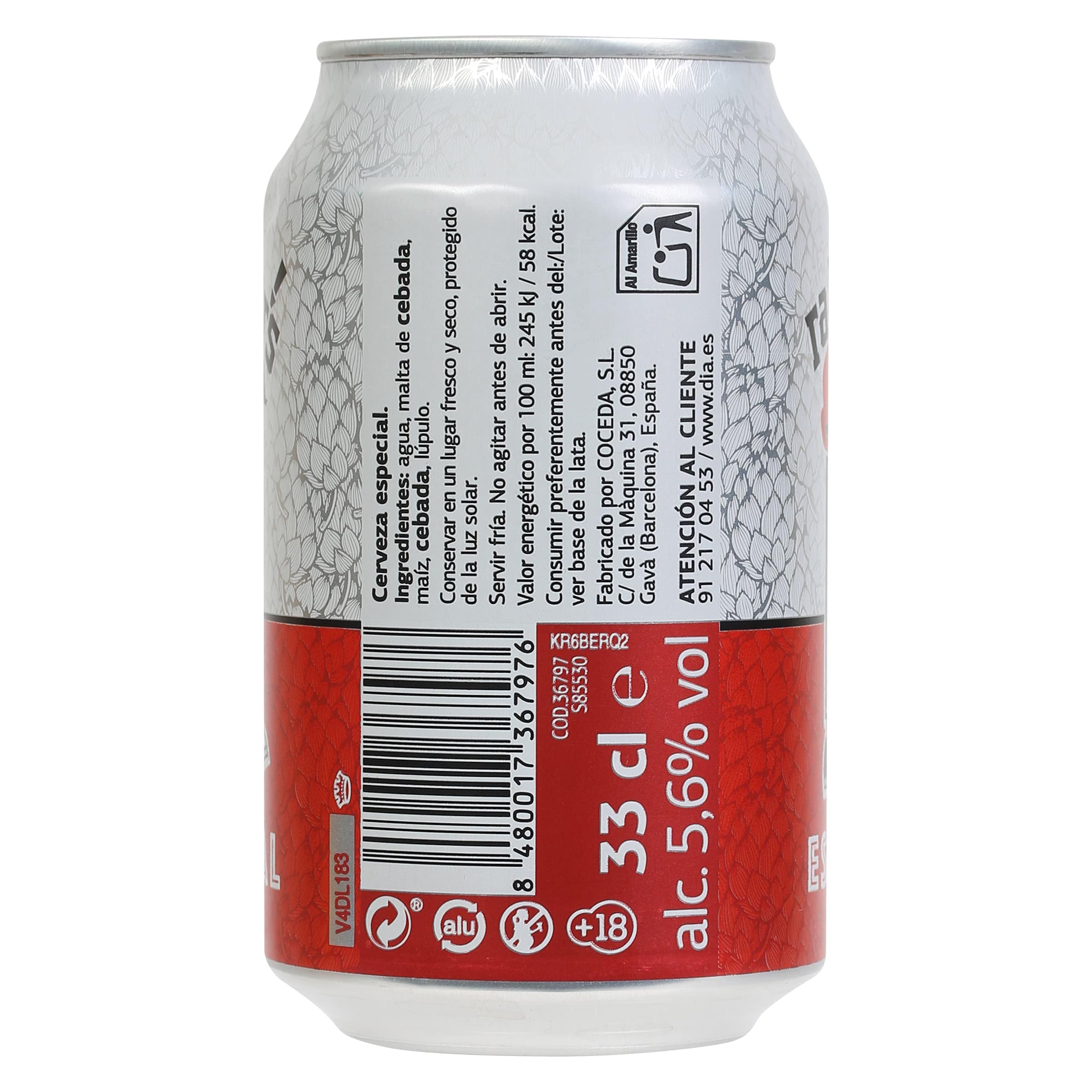 Cerveza especial Dia Ramblers 33 cl