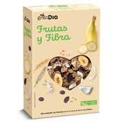 Cereales copos de trigo con fruta y fibra Gran Dia caja 500 g