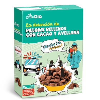 Cereales rellenos con chocolate y avena Gran Dia caja 500 g-0