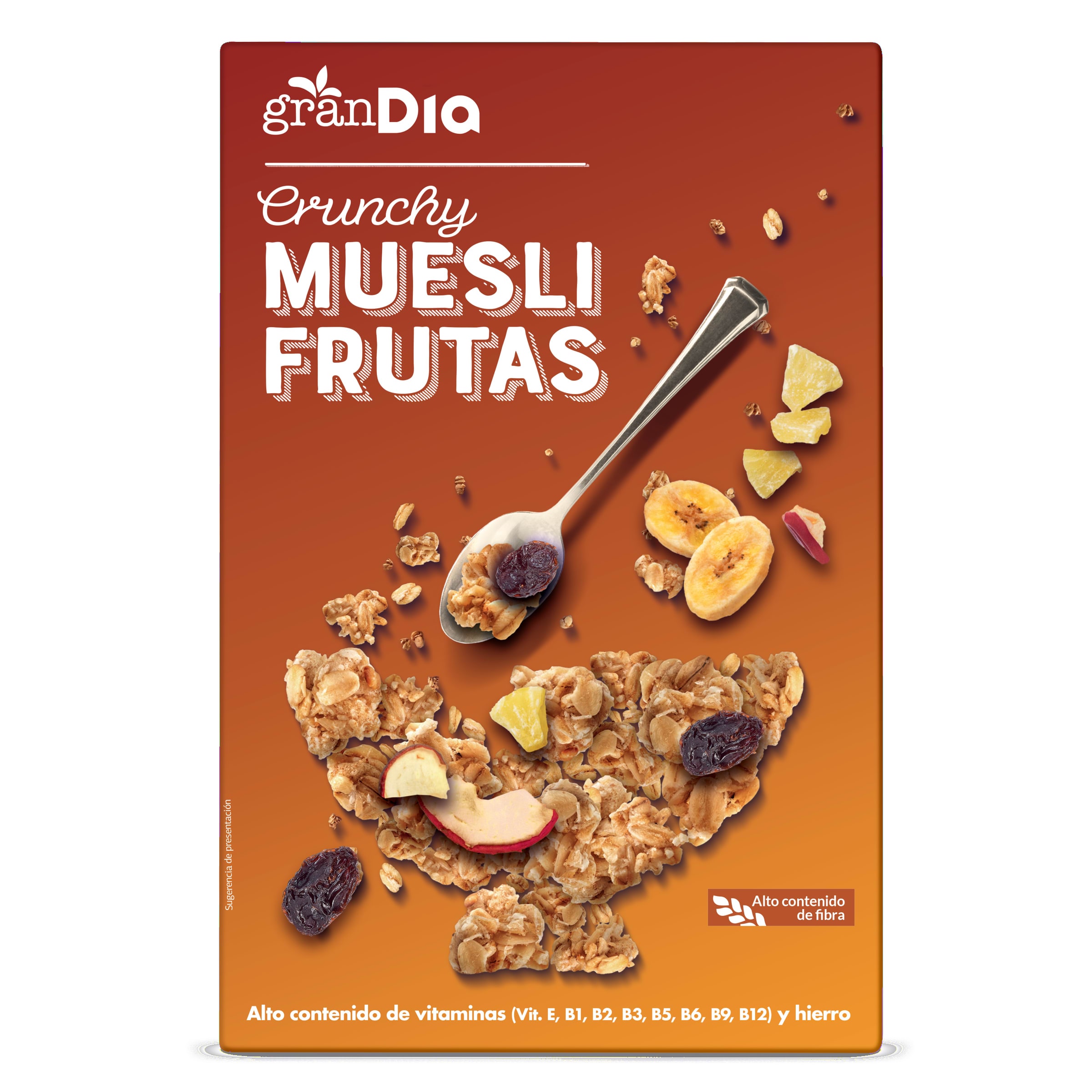 Muesli crujiente con frutas Gran Dia 500 g
