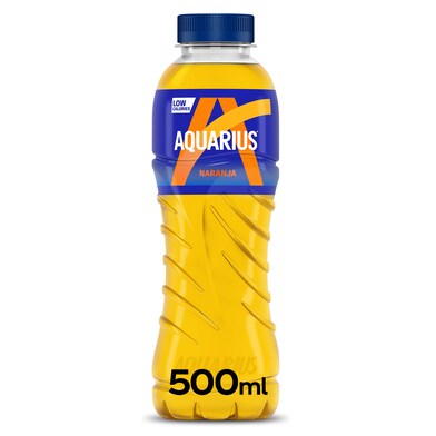 Bebida refrescante de naranja Aquarius botella 50 cl-0 Bebida refrescante de naranja Aquarius botella 50 cl-0
