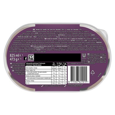 Helado stracciatella Carte D'Or tarrina 500 g-1 Helado stracciatella Carte D'Or tarrina 500 g-1