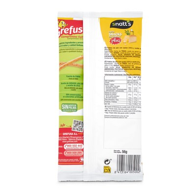 Palitos de pan con queso Snatt's bolsa 56 g-1 Palitos de pan con queso Snatt's bolsa 56 g-1