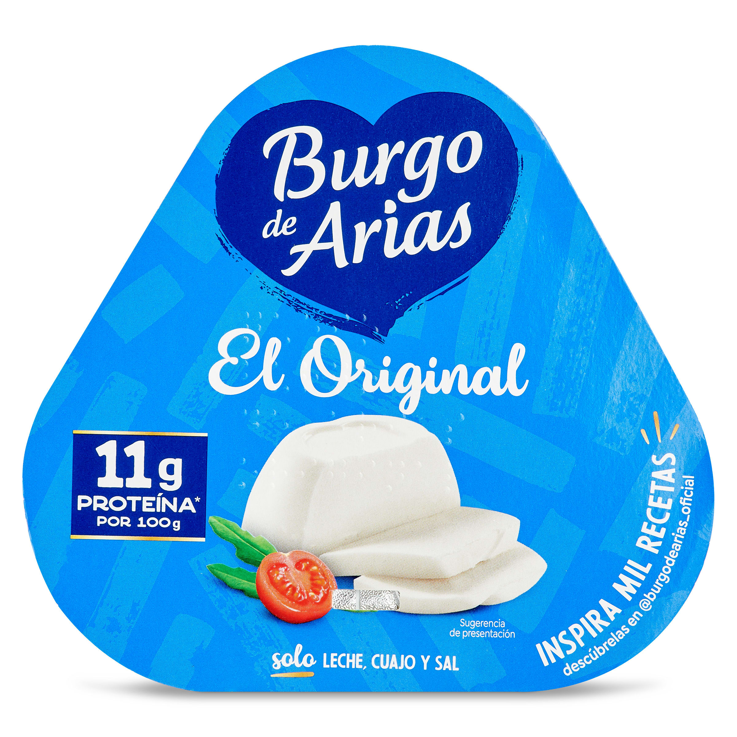 Queso fresco Burgo de Arias 3 x 72 g