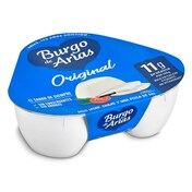 Queso fresco natural Burgo de Arias tarrina 3 x 72 g