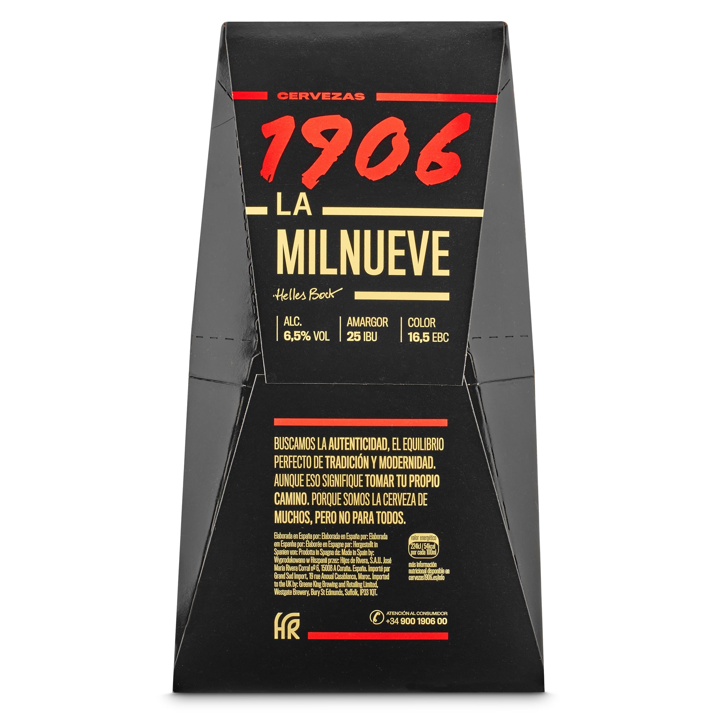 Cerveza reserva 1906 pack 6 x 33 cl