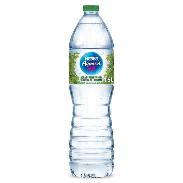 Agua Mineral Natural Aquarel Botella 1,5 L.