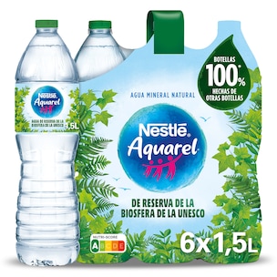 agua mineral pack 6 x 15 l