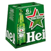 Cerveza Heineken botella 6 x 25 cl