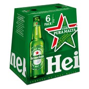 Cerveza Heineken botella 6 x 25 cl