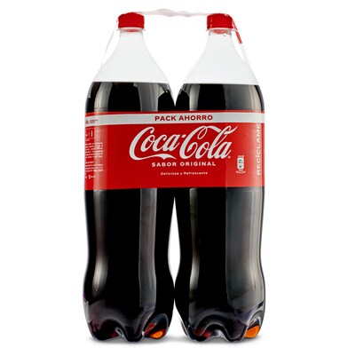 Refresco de cola clásica COCA-COLA pack 2 unidades BOTELLA 4 LT-1 Refresco de cola clásica COCA-COLA pack 2 unidades BOTELLA 4 LT-1