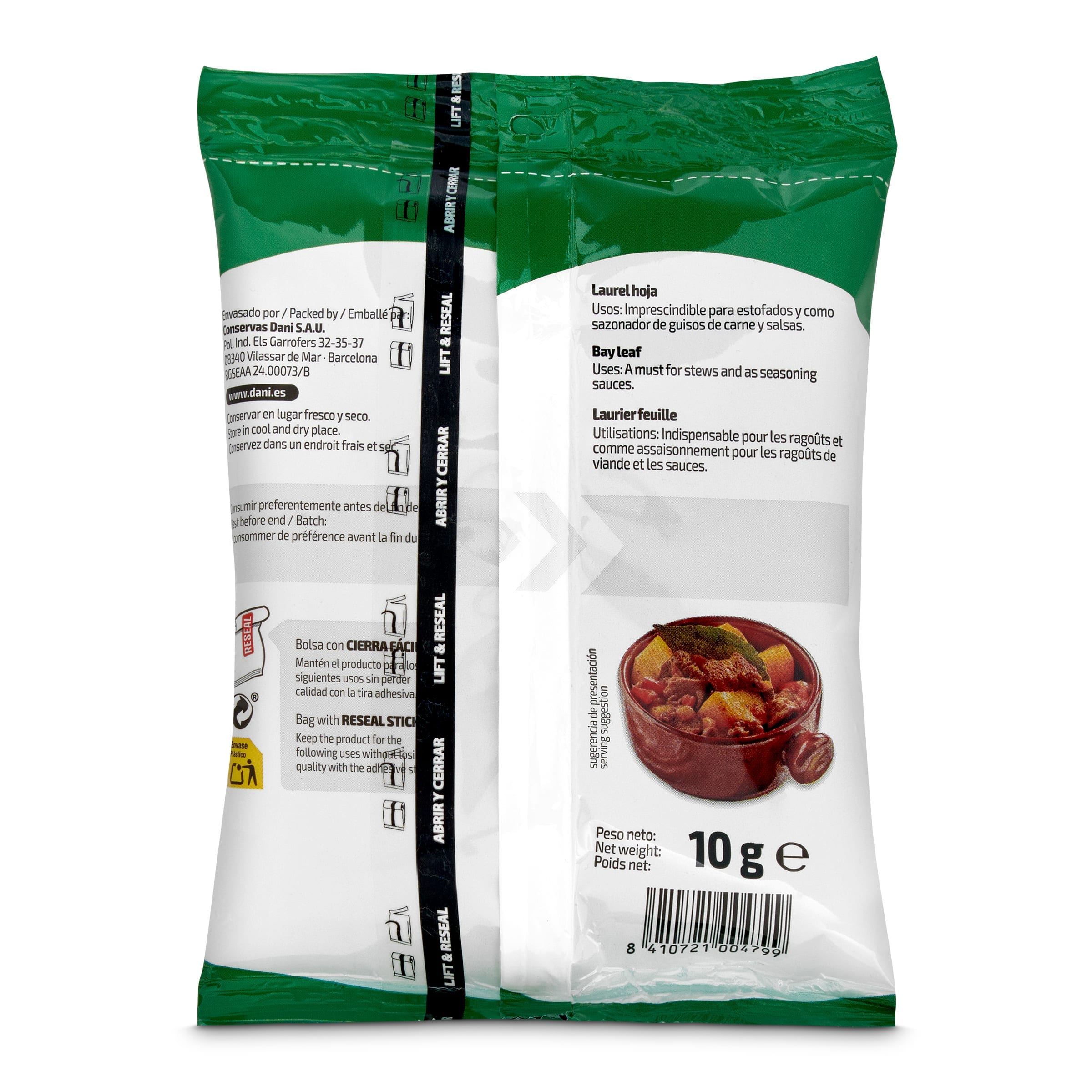 Hojas de laurel Dani 10 g