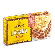 Placas para lasaña El pavo caja 200 g