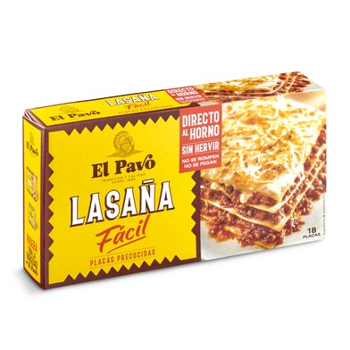 Placas para lasaña El pavo caja 200 g-0