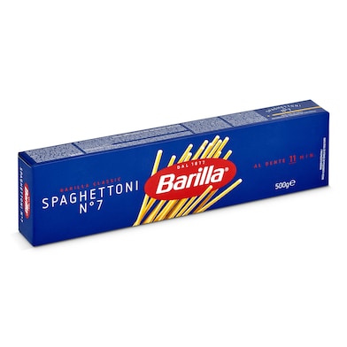 Espaguetis spaghettoni nº 7 Barilla caja 500 g-0