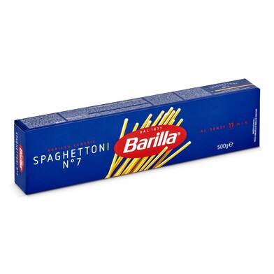 Espaguetis spaghettoni nº 7 Barilla caja 500 g-0