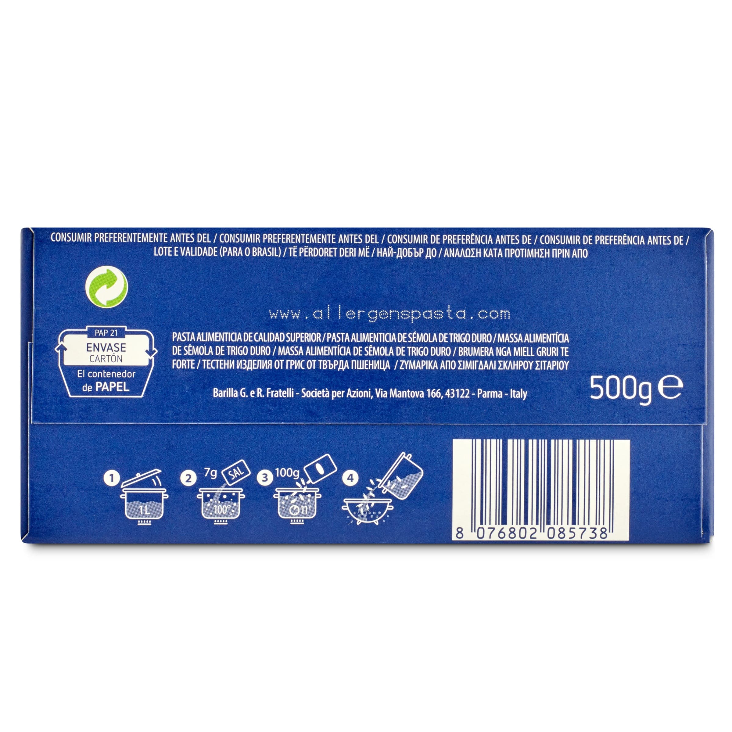 Pasta penne rigate Barilla 500 g