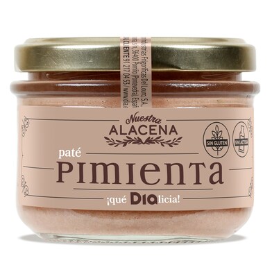 Paté a la pimienta Nuestra Alacena de Dia frasco 125 g-0