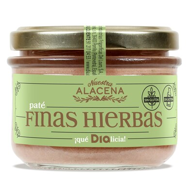 Paté a las finas hierbas Nuestra Alacena de Dia frasco 125 g-0